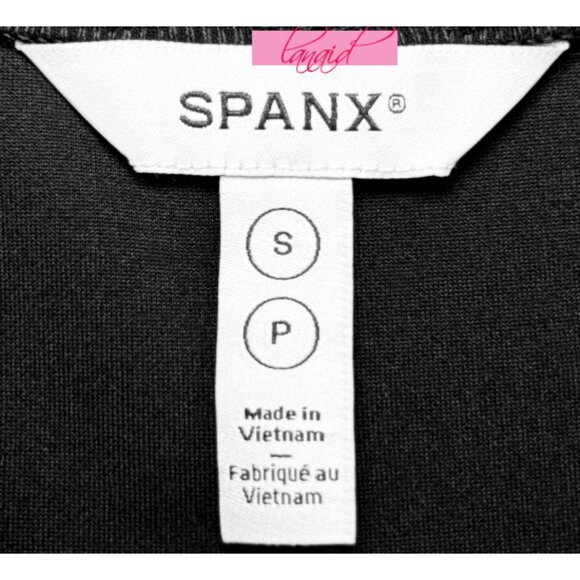 Spanx AirEssentials V-Neck Mini Dress Very Black Sleeveless Traveling Comfort S - Picture 12 of 14